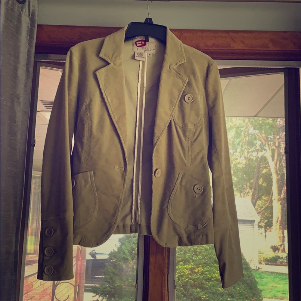 Green Corduroy Blazer